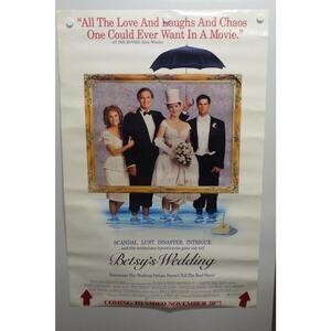 BETSY'S WEDDING Alan Alda MOLLY RINGWALD Joey Bishop HOME VIDEO POSTER 1990